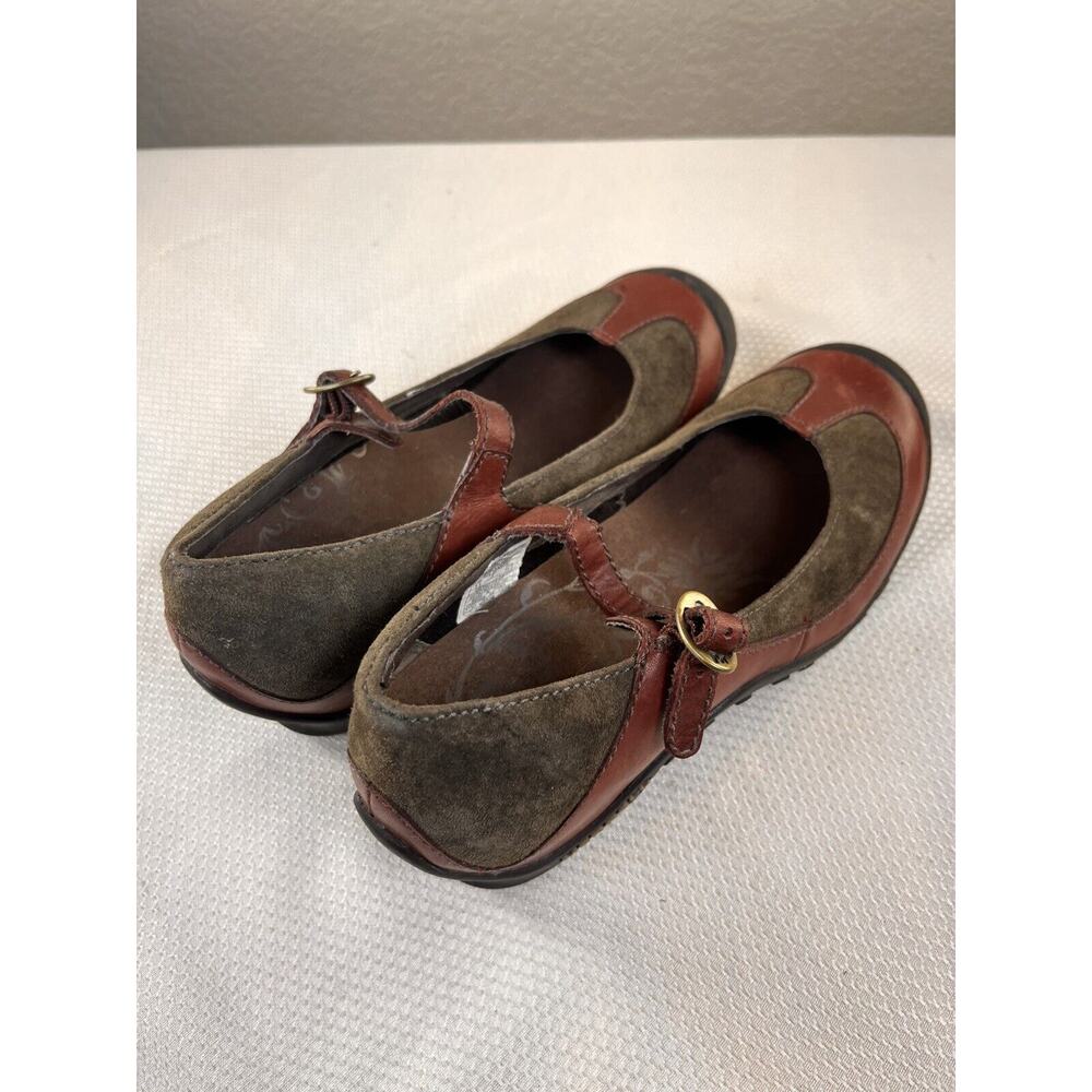 Merrell Womens Plaza Mary Jane 7.5 M Saddle Brown‎ Brick Suede Leather J46102 - Picture 3 of 11